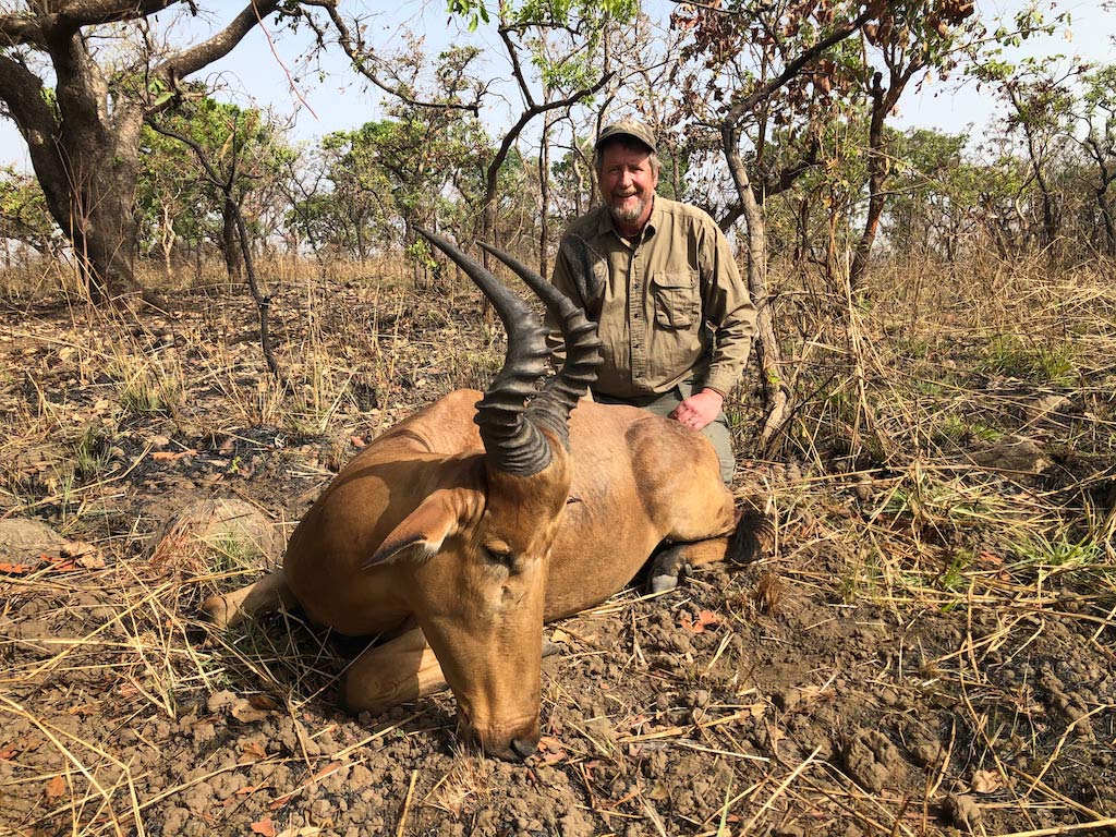 Western Hartebeest hunt with Tim Reiger in Cameroon